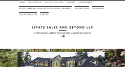Desktop Screenshot of estatesalesandbeyond.com